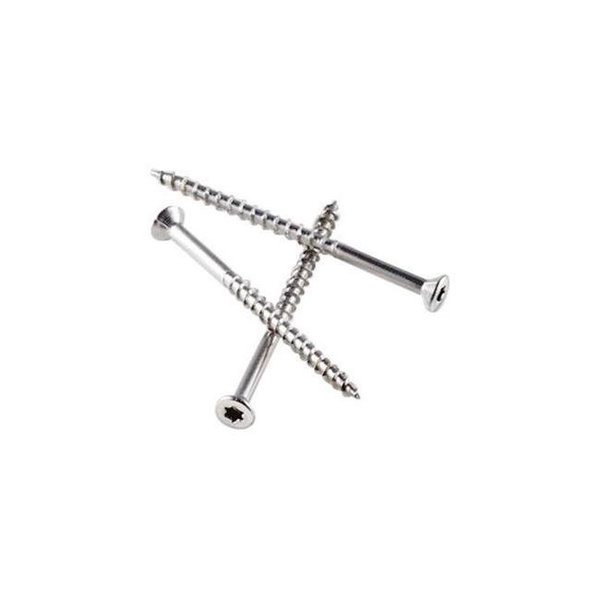 Simpson Strong-Tie Simpson Strong-Tie 5000162 No. 10 x 2.5 in. Lobe Flat Head Coated Stainless Steel Deck Screws; 1 lbs 5000162